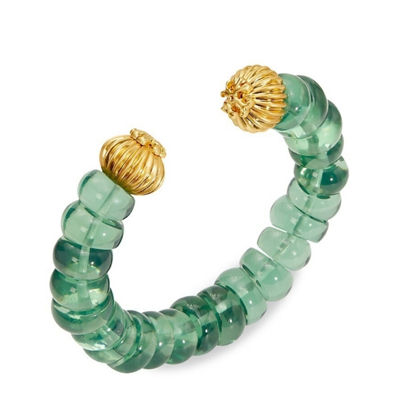 Tory Burch Jewelry - Tory Burch Roxanne Resin Cuff Open Bracelet